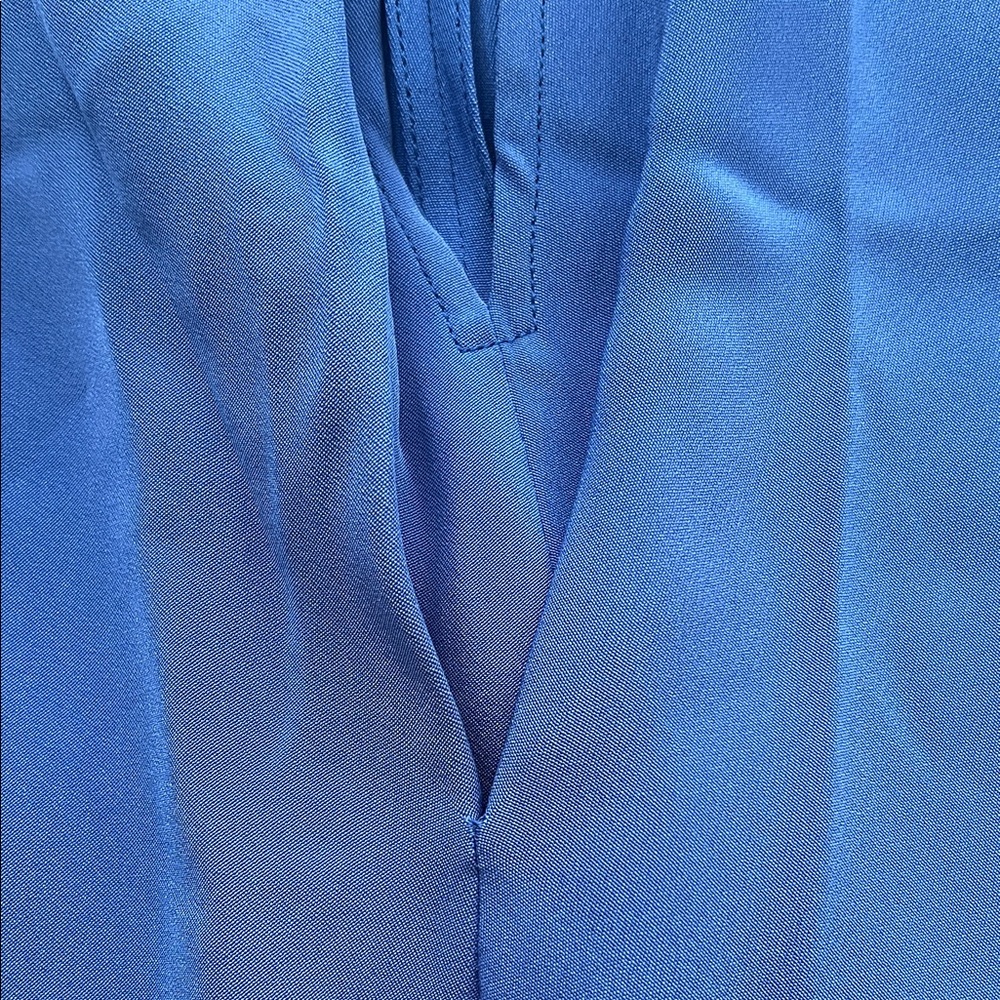 Zero + Maria Cornejo Elegant Long Issa Sky Blue Midi Dress - Picture 7 of 9
